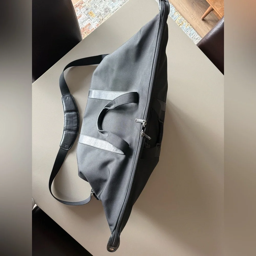 Tumi Alpha Black Travel Bag with Front Pocket